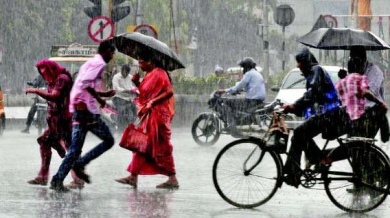 The southwest monsoon has already covered the entire state, bringing moderate to heavy rains with very heavy showers at a few places. The onset of the monsoon was delayed by two days and arrived on June 12.  (Representational image)