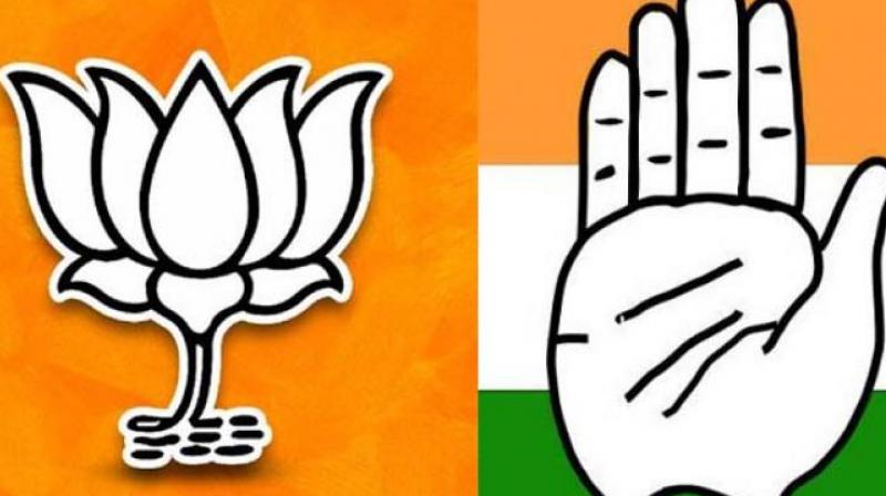 BJP and Congress party logo