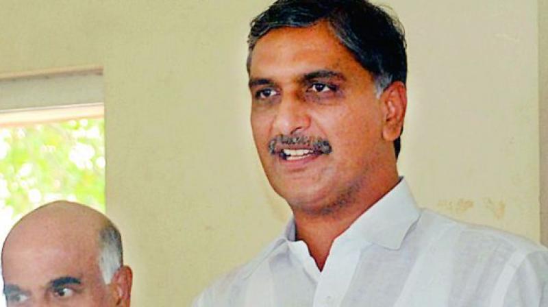 Telangana irrigation minister T. Harish Rao