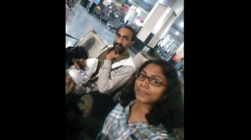 Shafeek and Divya, the Muslim-Hindu couple who was denied room in a hotel in Bengaluru. (Photo: DC)