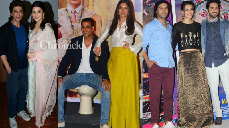 SRK, Akshay, Anushka, other stars put on promotion gear for their films