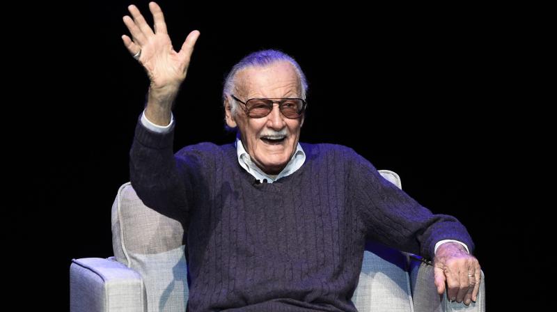 Stan Lee, known for his distinctive tinted glasses and impish grin, frequently appeared at fan events where he was revered. (Photo: AP)