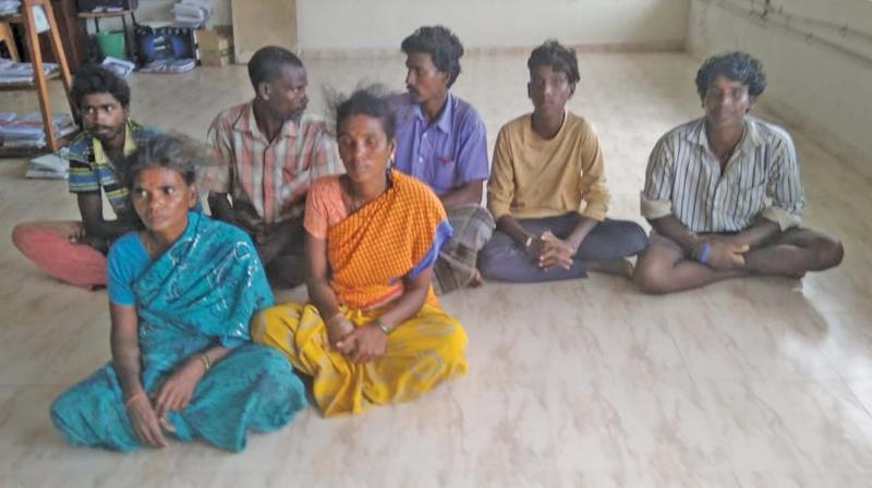 Labourers freed from a woodcutting unit. (Photo:DC)