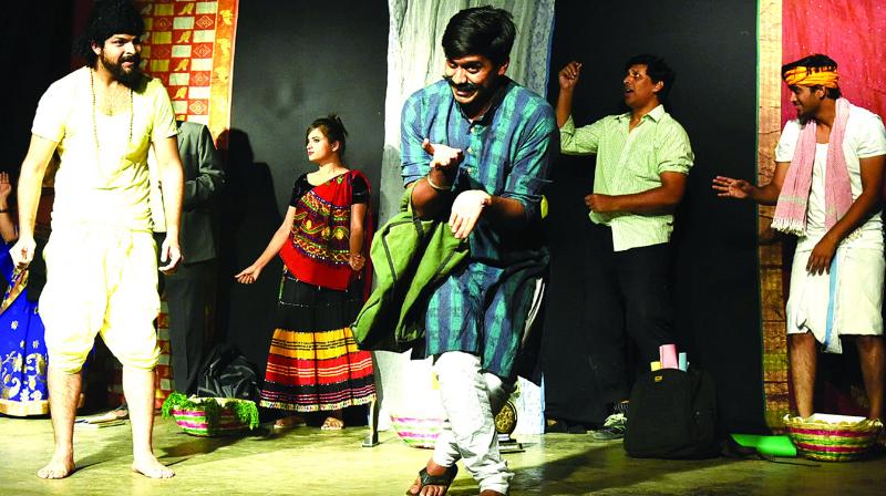 Still from the play