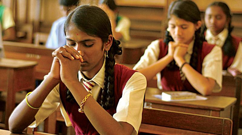 Lakshmi N.S. topped the school with 88% marks. (Representational Image)