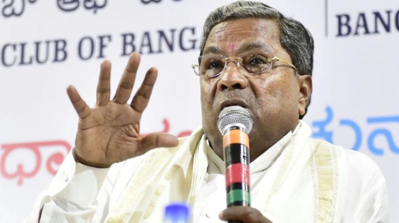 Chief Minister Siddaramaiah committed a gaffe, claiming that every vote cast for Prime Minister Narendra Modi in the May 12 Karnataka Assembly polls is like casting it for him. (Photo: Twitter | @siddaramaiah)
