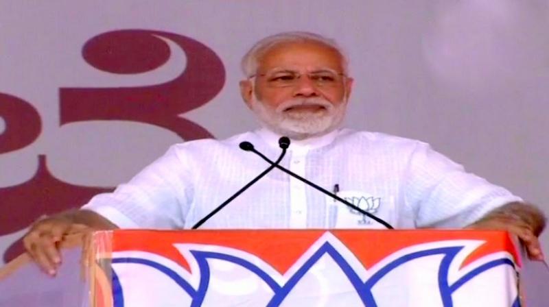 Karnataka Assembly election 2018: Prime Minister Narendra Modi said election in the state is not only about who will win, but it will decide the future of Karnatakas youth. (Photo: ANI | Twitter)