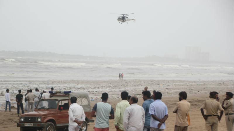 The DCP said that helicopters have also been deployed as part of the efforts. (Photo: Mrugesh Bandiwadekar)