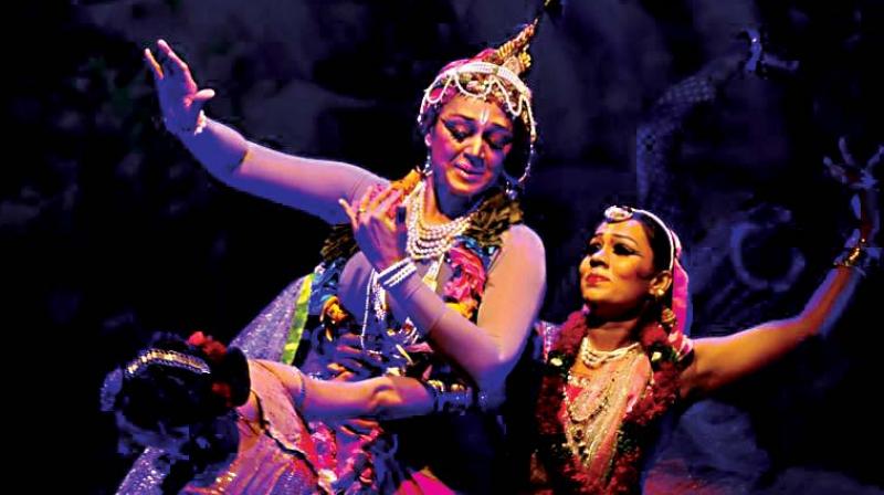 A file photo of a performance by actor-dancer Shobhana.