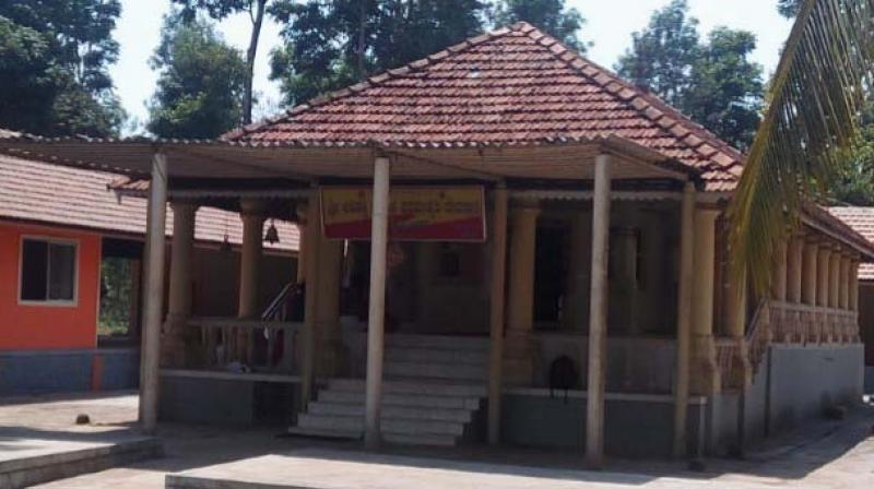 The newly restored Vasantha Parameshwari Prasanna Temple at Angadi village in Chikkamaguluru. (Photo:DC)