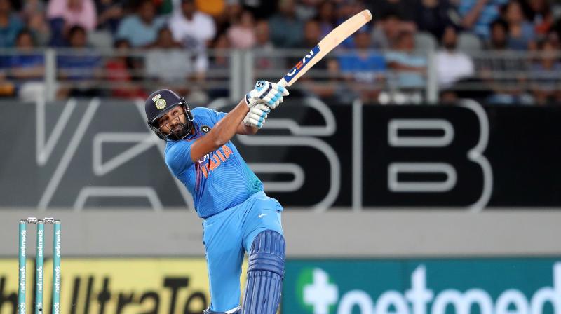 Sharma top-scored for the tourists with 50 as India chased down New Zealands modest 159-run target in 18.5 overs, levelling the three-match series at 1-1. (Photo: AFP)