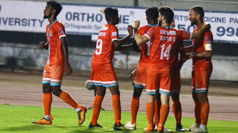Chennai drew first blood in the 71st minute through Spanish midfielder Sandros free-kick and concluded their game with another goal from substitute Vijay N during the stoppage time. (Photo: AIFF Media)