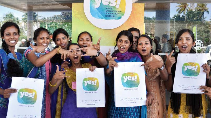 Young entrepreneurs at YES summit	DC FILE