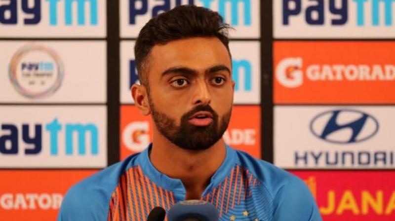 India pacer Jaydev Unadkat has admitted the recently-concluded T20 series against Sri Lanka has helped him gain confidence in the international level. (Photo: BCCI)