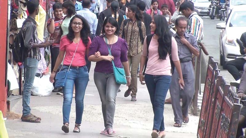 In some places in the city, people have no other choice but to walk on the road, as there is no footpath for the hapless pedestrian.