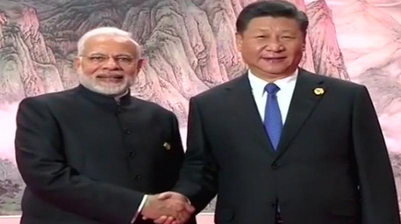 PM Modi had detailed discussions with President Xi on bilateral and global issues on the sidelines of Shanghai Cooperation Organisation summit. (Photo: ANI/Twitter)