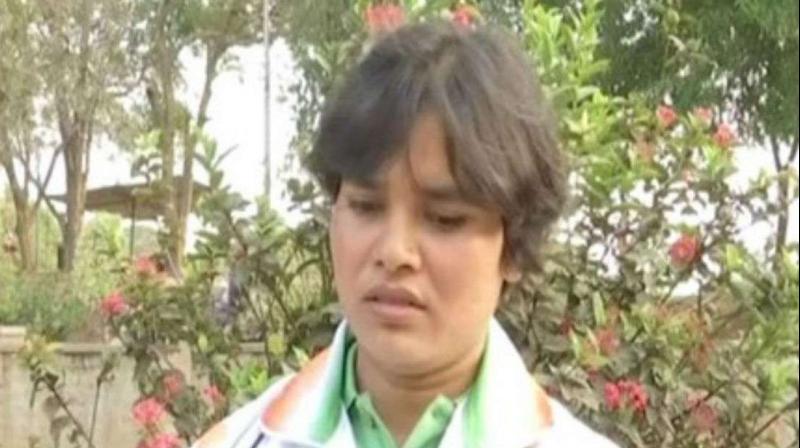 Sakina Khatun, who is the only Indian para-athlete to clinch a medal at the Commonwealth Games - bronze in lightweight category in Glasgow - till date, was earlier ignored during the selection of the contingent for the Commonwealth Games 2018. (Photo: Twitter / ANI)