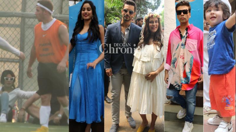 Nehas star-studded baby shower, Peecee cheerleader for Nick, others snapped