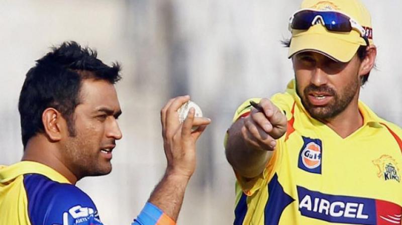 Chennai Super Kings head coach Stephen Fleming on Monday said that skipper Mahendra Singh Dhoni would play a more prominent role as a batsman in the upcoming IPL by batting relatively high in the order. (Photo: PTI)