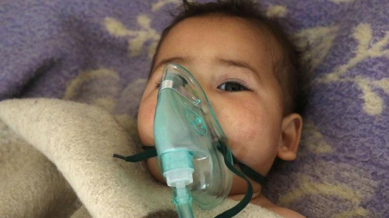 The Syrian Observatory said the chemical attack was carried out by warplanes believed to belong to the Syrian military. (Photo: AFP)