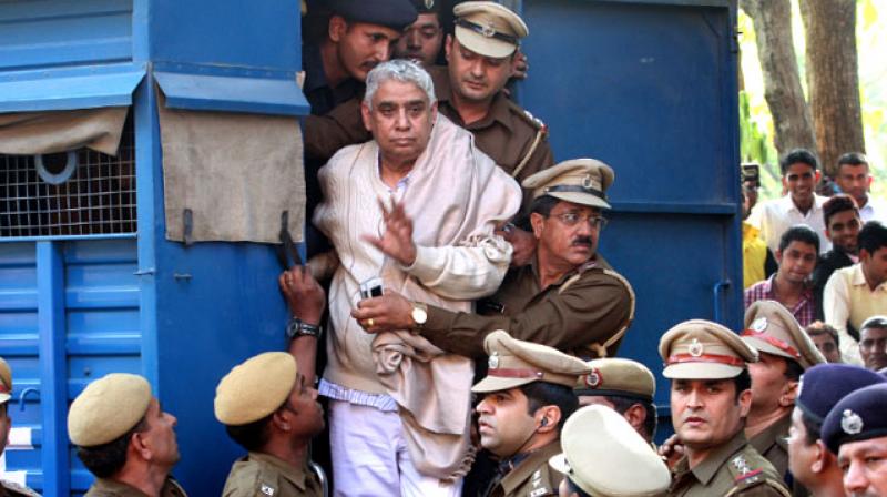 Haryana Godman Rampal was arrested in a murder case in 2014. (Photo: AFP)