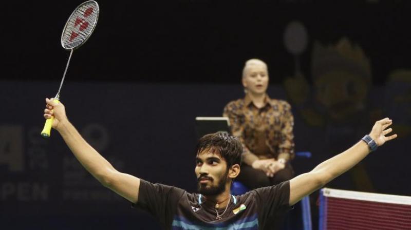 Srikanth won the contest in 29 minutes as he defeated Sirant 21-13 21-12.