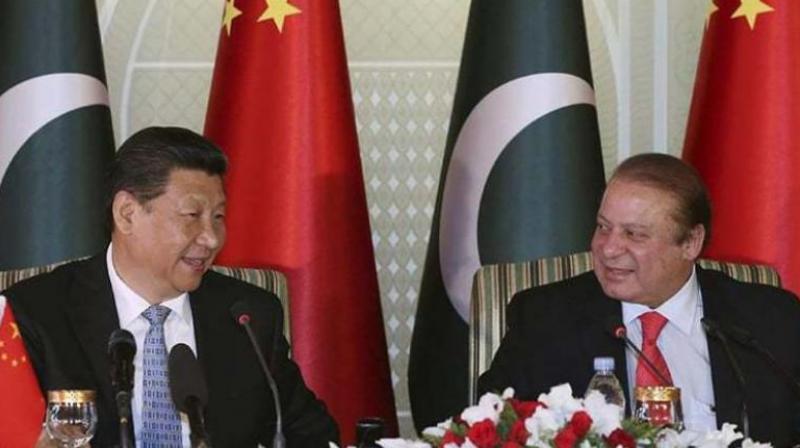 Chinese president Xi Jinping and Pakistan PM Nawaz Sharif