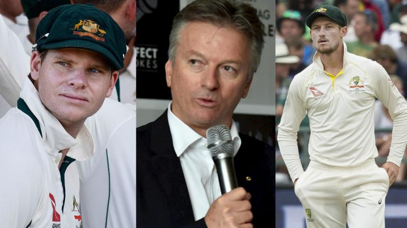 â€œI will support all positive action to ensure an outcome for the betterment of the game, regaining the trust and faith of every fan of cricket,â€ wrote Steve Waugh in his Facebook statement in the wake of ball-tampering row. (Photo: AP / AFP / PTI)