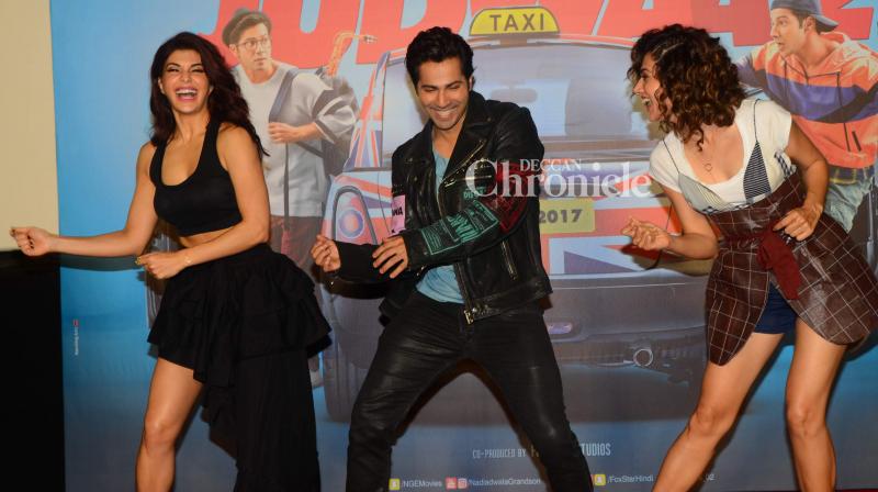 Judwaa 2 stars Varun, Jacqueline and Taapsee are a riot together