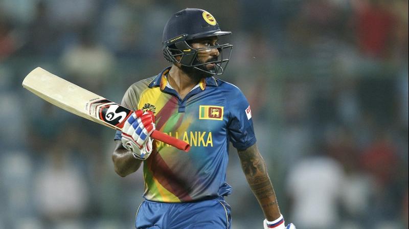 Chamara Kapugedera sustained what the International Cricket Council later confirmed was a knee injury on the eve of Sri Lankas second match in the tournament against India. (Photo: AP)