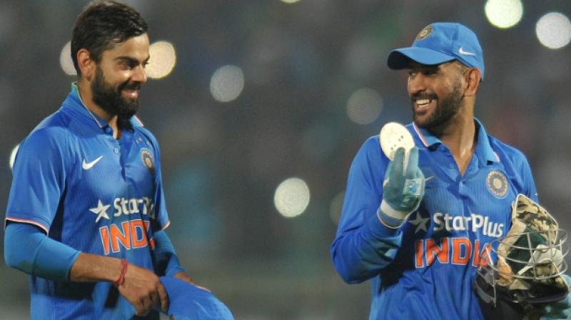 MS Dhoni has surely started to enjoy his game after Virat Kohli has taken over as Indias ODI and T20 skipper. (Photo: AFP)