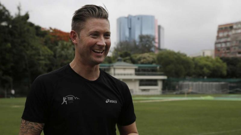 Former Australian skipper Michael Clarke said that a first innings score of 450 or more in Bengaluru Test is mandatory irrespective of who wins the toss. (Photo: AP)