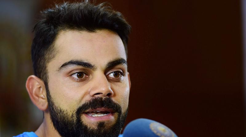 â€œI think its time we focus on our skills more than what Australia is saying or preparing like. I know these minds games in these press conferences are something theyre very good at,â€ said Virat Kohli as he termed Steve Smiths comments as mind games. (Photo: PTI)