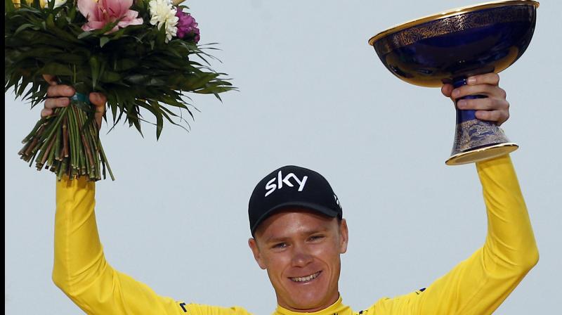 This was the third straight win for the Team Sky rider Chris Froome. His first in 2013 came the year after former teammate Bradley Wiggins sparked off an era of British dominance.(Photo: AP)