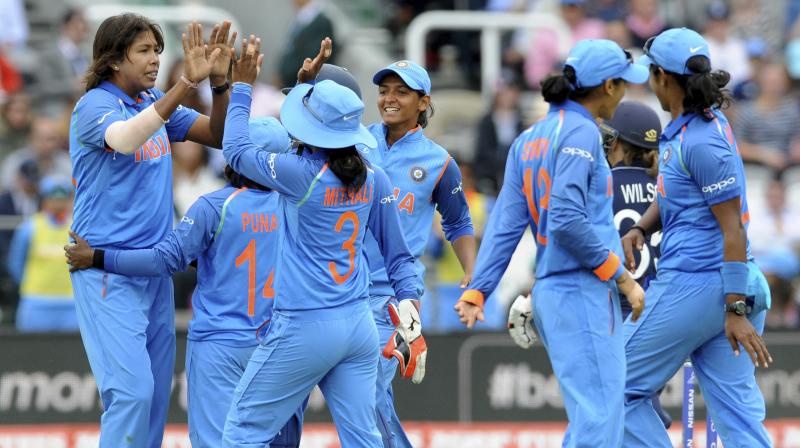 Jhulan Goswami took three wickets against England in the final, conceding just 23 runs, which includes three maidens. (Photo: AP)
