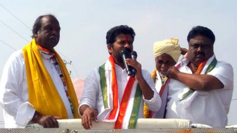 Congress candidate from Kodangal and partys working president from Telangana, Revanth Reddy, was detained and taken into preventive custody earlier on Tuesday. (Photo: Facebook | @revanthofficial)