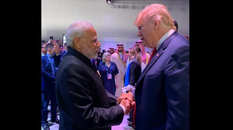Prime Minister Narendra Modi met US President Donald Trump at G 20 summit. (Photo: Twitter | @MEAIndia)