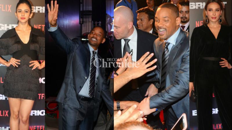 Will Smith arrives in India for film premiere, Rakul, Iulia, others attend event
