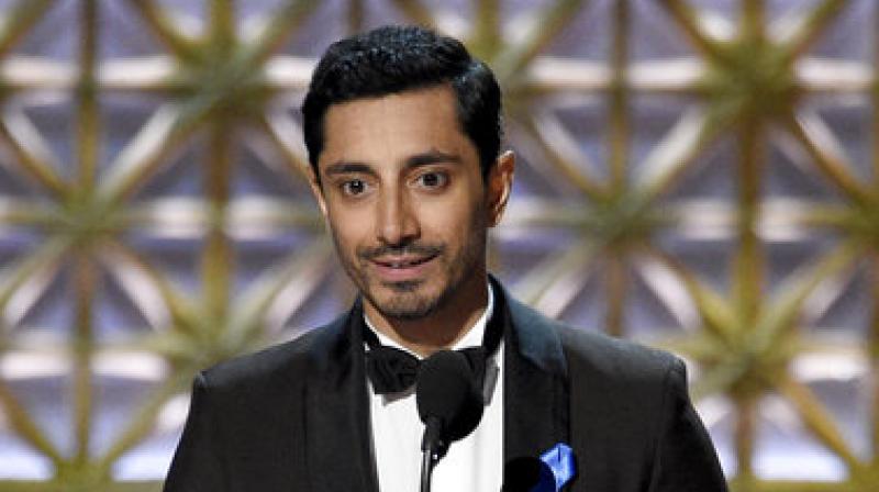 Riz Ahmed while accepting the award at Emmys 2017. (Photo: AP)