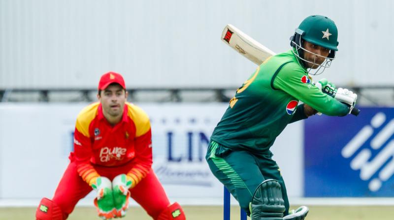 The visiting openers blazed to a world one-day record 304-run stand, which was also Pakistans biggest partnership for any wicket in ODIs. The final total was their biggest ODI innings.(Photo: AFP)