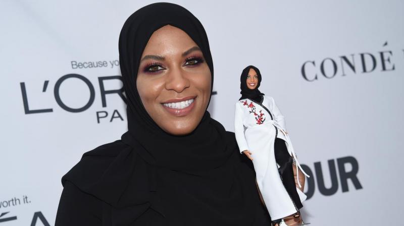 Muhammad said on Twitter that she was \proud\ that young people will be able to play with \a Barbie who chooses to wear hijab!\ (Photo: AP)