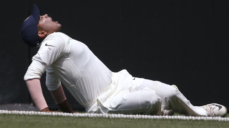 Young Indian batting phenomenon Prithvi Shaw resumed running Monday in his battle to be fit for the second Test against Australia after a nasty ligament injury sidelined him late last month. (Photo: AP)