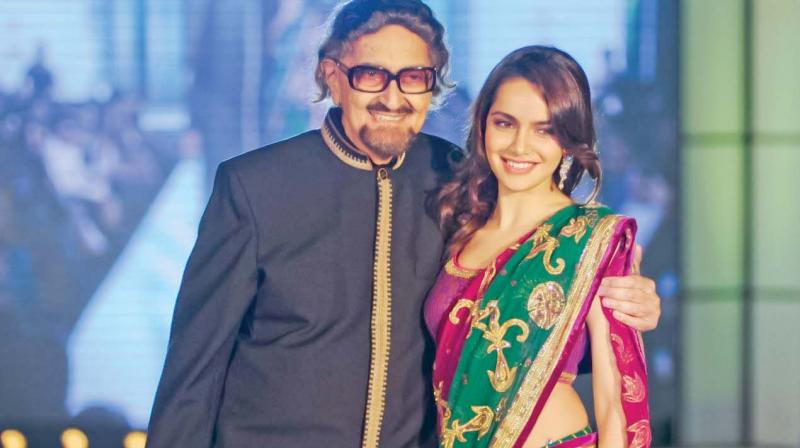 Alyque Padamsee with Shazahn Padamsee at a city event in a file photograph