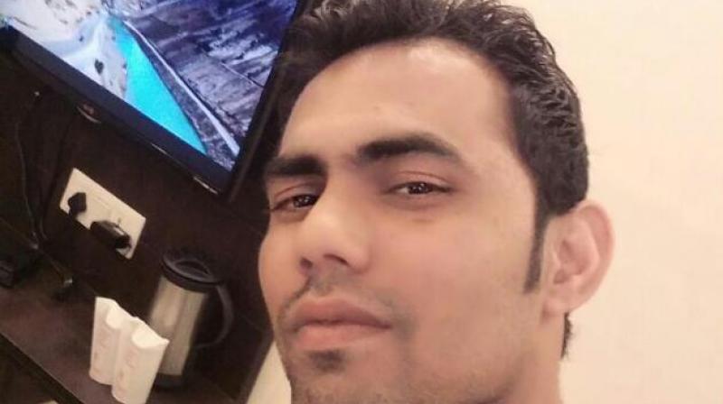 Pakistani spy identified as Shoaib was arrested by Rajasthan police. (Photo: ANI/Twitter)