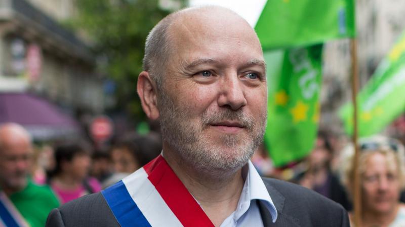 Denis Baupin, a prominent Green Party member and former Paris city official, takes part in a climate change demonstration in Paris, France in September, 2014. (Photo: AP)