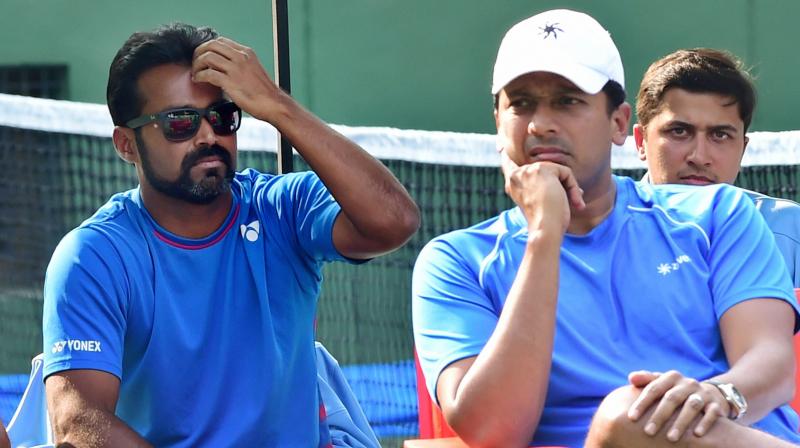 In their WhatsApp chat, Mahesh Bhupathi is seen categorically telling Leander Paes that he was still undecided about the combination but logically Rohan Bopanna would suit the conditions in Bengaluru. (Photo: PTI)