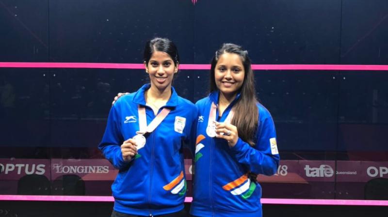 Dipika Pallikal and Joshna Chinappa in 2014 won Indias first ever squash medal at the Games. ( Photo: Twitter / Joshna Chinappa)