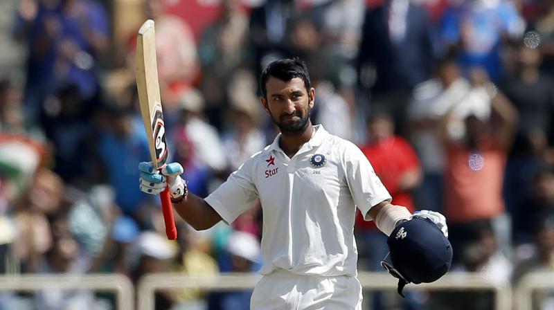 Indias Test specialist Cheteshwar Pujara, after a stupendous home season, could now find takers in IPL 2017. (Photo: AP)