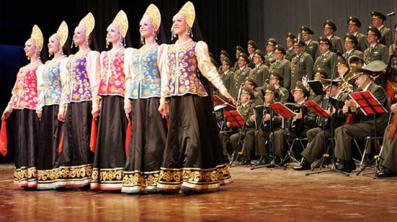 The Red Army Choir was founded in 1928. (Photo: AFP)