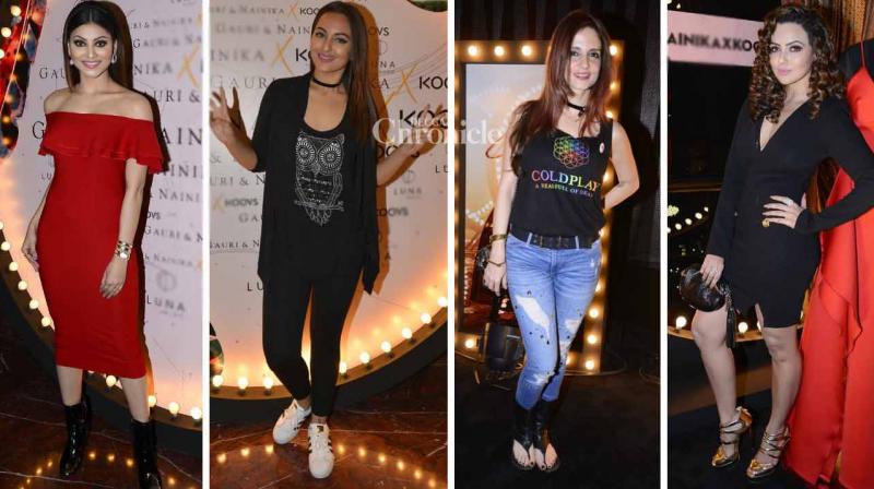 Sonakshi, Sussanne, Urvashi, Sana, other stars impress with their fashion sense